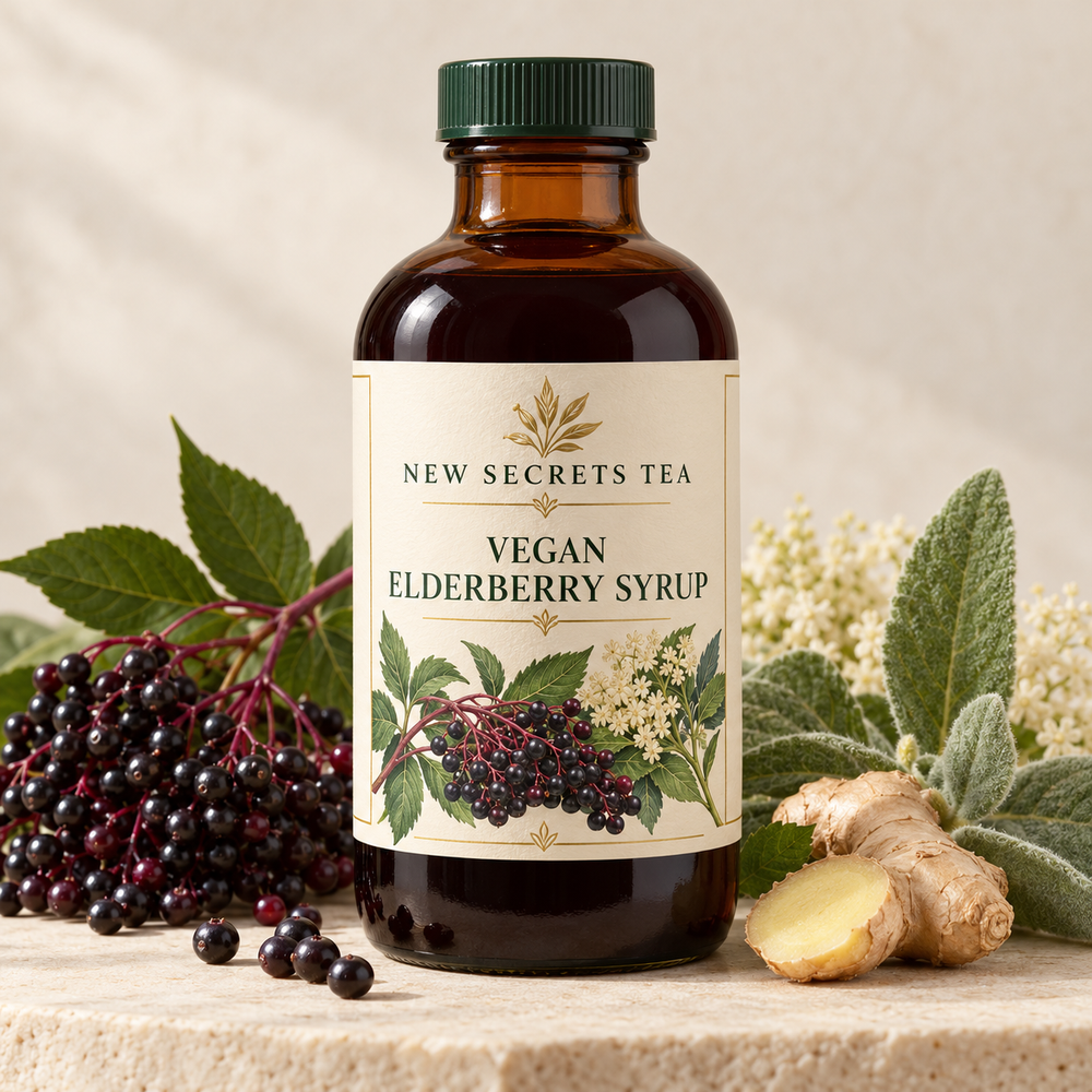 Vegan Elderberry Syrup